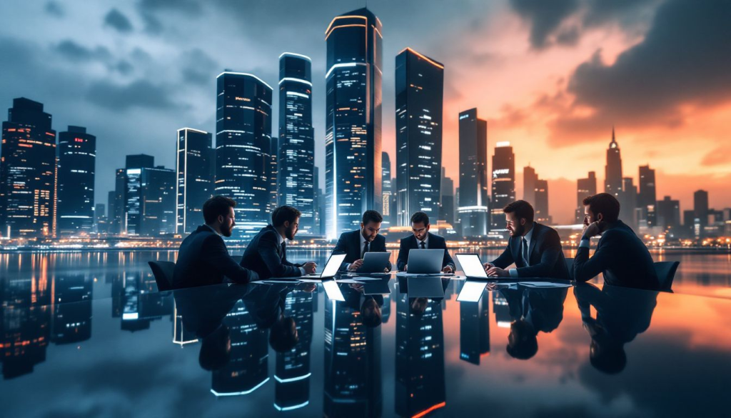 A visual representation of key services provided by sell side advisors.